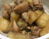 長芋と鶏肉の炒め煮作り方6写真