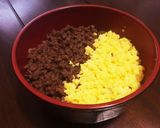 油使わず！超簡単！！10分で二色丼！作り方5写真