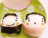 【キャラ弁】ひな祭りに☆お雛様おにぎり作り方5写真