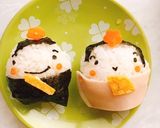 【キャラ弁】ひな祭りに☆お雛様おにぎり作り方7写真