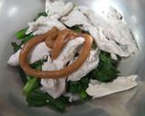 春菊とササミの簡単梅和え作り方7写真