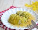 とろろ昆布とベーコンのロール白菜作り方11写真