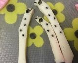 かまぼこでチンアナゴキャラ弁作り方5写真