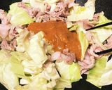 ☆豚こまのごま味噌炒め☆作り方4写真