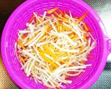 マスタード風味★ごぼうサラダ作り方1写真