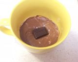 簡単フォンダンショコラ風マグカップケーキ作り方3写真