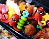 キャラ弁 スプラトゥーン お弁当作り方3写真