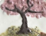 さくら咲く♡ヨーグルトアート作り方10写真