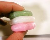 ひな祭りに♡三色団子でひし餅と手鞠餅作り方3写真