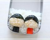 ひな祭り♪ちょこんとお雛さま＊キャラ弁作り方6写真