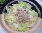 春牡蠣と芹の味噌鍋作り方4写真