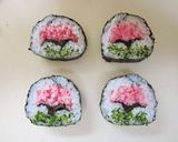 お花見やお祝いに♪桜の（木）飾り巻き寿司作り方13写真