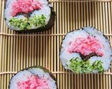 お花見やお祝いに♪桜の（木）飾り巻き寿司作り方14写真