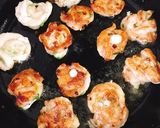 お弁当に☆鶏胸肉のネギチーズ丸め焼き作り方8写真