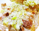 豆腐でかさ増し！豚ばら薄切り肉ねぎ塩だれ作り方16写真