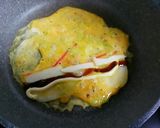 お弁当に♪お好み焼き風☆卵焼き作り方2写真