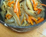 簡単！冷蔵庫の残り野菜できんぴら。作り方5写真