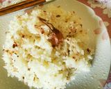 桜の塩漬けで桜おこわ作り方7写真