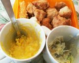 お弁当の余りおかずでパスタ作り方2写真
