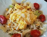お弁当の余りおかずでパスタ作り方3写真
