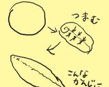 HBで簡単☆一回焼き4本のミニバケット作り方4写真