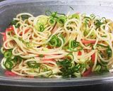 超楽々 純 和風明太子パスタ弁当作ります作り方3写真