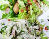 濃厚♡ホットシーザーサラダ味噌ラーメン作り方4写真