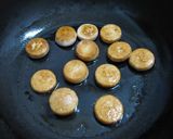 ポン酢で水菜と魚肉ソーセージの卵とじ作り方1写真