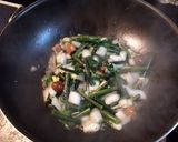 簡単 金時草の胡麻油炒め作り方2写真