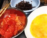 調味料は塩だけ☆トマタマ炒め作り方2写真