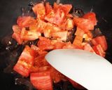 調味料は塩だけ☆トマタマ炒め作り方4写真