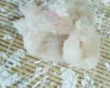 ＊ぎゅうひで苺大福-ほのかなさくら風味＊作り方6写真