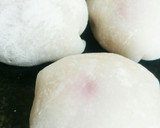 ＊ぎゅうひで苺大福-ほのかなさくら風味＊作り方9写真