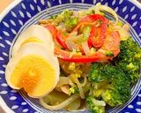 ブロッコリーと豚肉のにんにくオイマヨ炒め作り方11写真