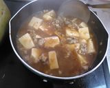 薄切り肉で麻婆豆腐作り方8写真