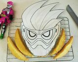 仮面ライダーエグゼイド☆ケーキ作り方3写真