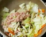 簡単☆キャベツ しめじのツナ入り野菜炒め作り方3写真