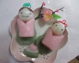 ひな祭りに♡三色団子でひし餅と手鞠餅作り方14写真