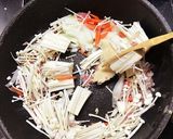 ひき肉と野菜の味噌バタ—炒め♪作り方4写真