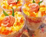 ひなまつりに♡お花たっぷり寿司ケーキ作り方15写真
