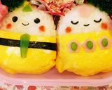 ひなまつりキャラ弁♡お雛様とお内裏様作り方8写真