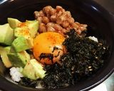 簡単！ピリ辛アボカド納豆卵ごはん作り方3写真