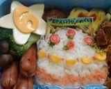 お誕生日☆キャラ弁☆誕生日ケーキ☆作り方1写真