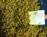 簡単！作りおき★合い挽き肉カレー味そぼろ作り方3写真