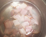簡単♪トマトと豆苗のコンソメスープ作り方1写真