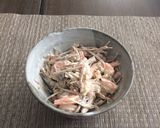 ゴボウとエビのホットサラダ♪作り方4写真