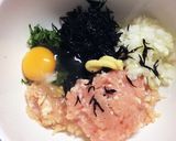 簡単ヘルシー✨ヒジキ入レンコンの挟み焼き作り方4写真
