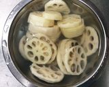 簡単ヘルシー✨ヒジキ入レンコンの挟み焼き作り方3写真