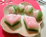 ひな祭りに♡三色団子でひし餅と手鞠餅作り方7写真