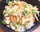新玉のかき揚げ丼作り方6写真